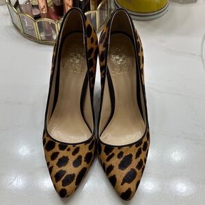 Vince Camuto Leopard Print Pumps